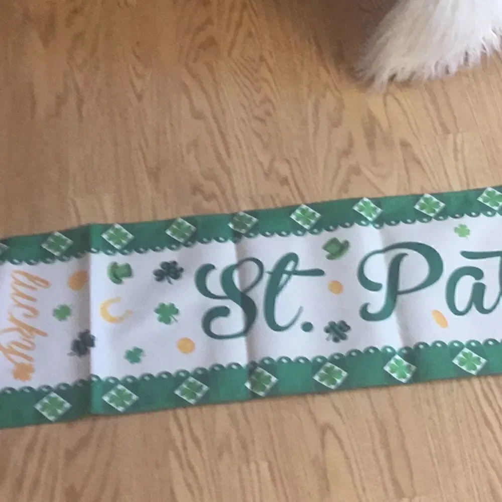NEW STOCK ST PATRICKS DAY banner/table runner
